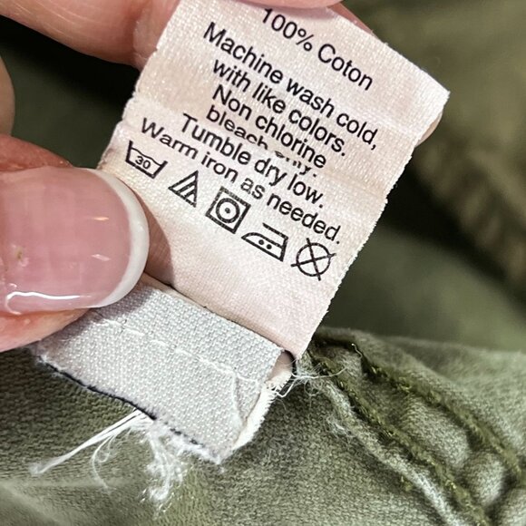 Madewell Olive Green Jacket Full Zip Pockets Womens Med Lightweight Army Style - Picture 8 of 12